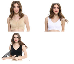 Front cross side buckle bra