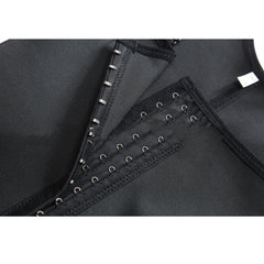 Buttoned Rubber Body Shaper
