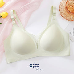 Wireless Lace Seamless Maternity Bra