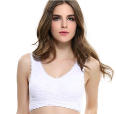 Front cross side buckle bra