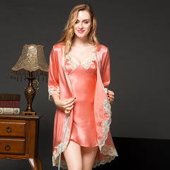 Silk Pajamas Nightgowns