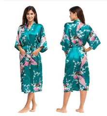 Bridal Satin Silk Robe