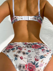 Bra Panties Set With Steel Ring