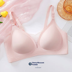 Wireless Lace Seamless Maternity Bra