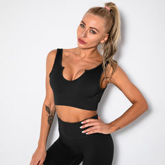 2 Pack Seamless Ribbed Sports Bras