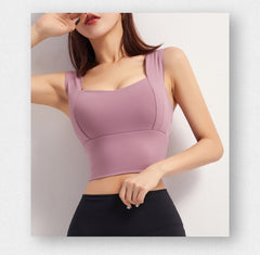 Yoga Crop Top Sports Bra Push-Up