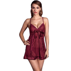 Embroidered See-Through Pajamas