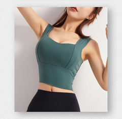Yoga Crop Top Sports Bra Push-Up