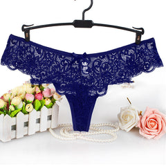 Sexy Lace Hollow Sexy Underwear Ladies Low-rise Seamless Thong